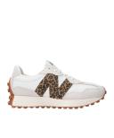 New Balance 327 Sneakers in White and Leopard