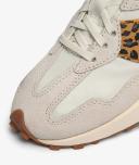 New Balance 327 Sneakers in White and Leopard