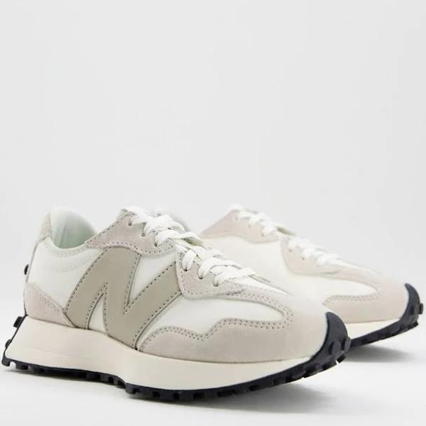 New Balance 327 Sneakers in White and Leopard