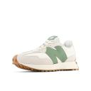 New Balance 327 Sneakers in White & Green