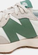 New Balance 327 Sneakers in White & Green