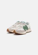 New Balance 327 Sneakers in White & Green