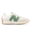 New Balance 327 Sneakers in White & Green