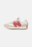 New Balance 327 Sneakers in White & Pink