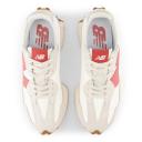 New Balance 327 Sneakers in White & Pink