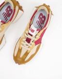 New Balance 327 Trainers in Tan and Pink-Grey