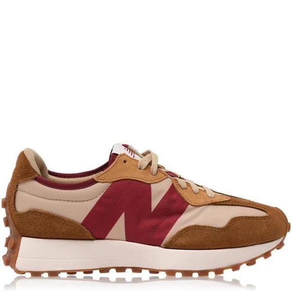 New Balance 327 Trainers in Tan and Pink-Grey