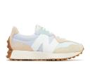 New Balance 327 'White Morning Fog Gum' Sneaker | Tan | Women's Size 8