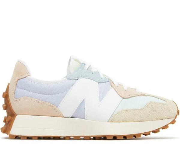 New Balance 327 'White Morning Fog Gum' Sneaker | Tan | Women's Size 8