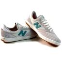 New Balance 440 Shoes - Size 9 - Light Grey/Aqua Sea