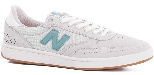 New Balance 440 Shoes - Size 9 - Light Grey/Aqua Sea