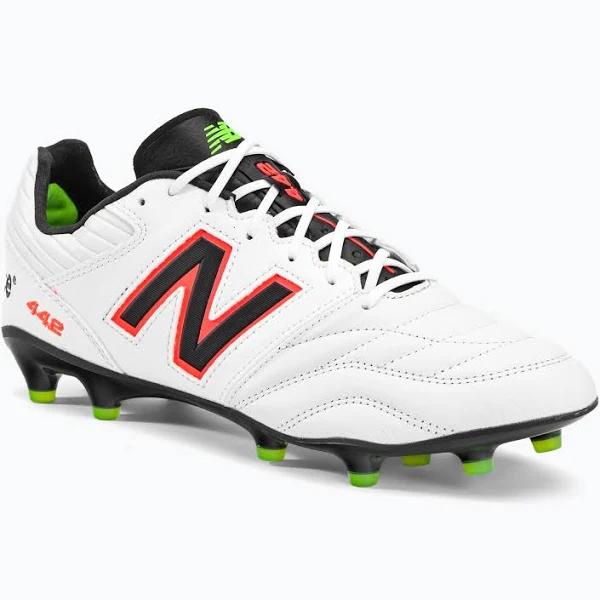 New Balance 442 Pro FG Football Boots, Size 10, White