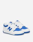 New Balance 480 Sneakers in White and Blue