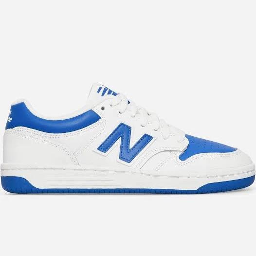 New Balance 480 Sneakers in White and Blue