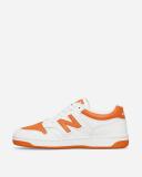 New Balance 480 Trainers in White and Orange
