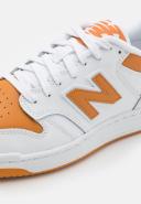 New Balance 480 Trainers in White and Orange