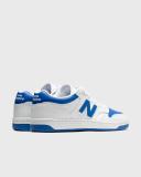 New Balance 480 Unisex Trainers, Size: 40, White/blue - shoes