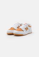 New Balance 480 Unisex Trainers, Size: 42, White/orange - shoes