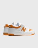 New Balance 480 Unisex Trainers, Size: 42, White/orange - shoes