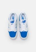 New Balance 480 Unisex Trainers, Size: 44, White/blue - shoes