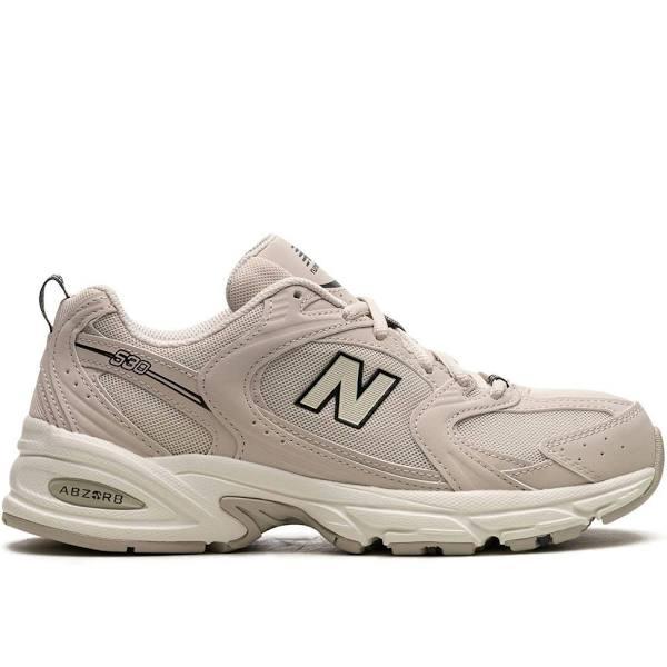 New Balance 530 Ivory - Size 6.5 D - Ivory/white/black