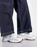 New Balance 530 Sneakers in White & Blue