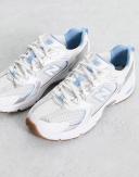 New Balance 530 Sneakers in White & Blue