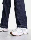 New Balance 530 Sneakers in White & Blue
