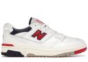 New Balance 550 Aime Leon Dore - White Navy Red Shoes - Size 13 - White/Navy