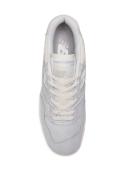New Balance 550 Grey Suede Shoes - Size 15 - Rain Cloud / Sea Salt / White