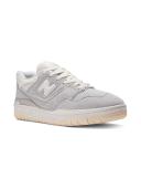 New Balance 550 Grey Suede Shoes - Size 15 - Rain Cloud / Sea Salt / White