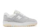 New Balance 550 Grey Suede Shoes - Size 15 - Rain Cloud / Sea Salt / White