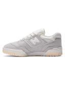 New Balance 550 Grey Suede Shoes - Size 15 - Rain Cloud / Sea Salt / White