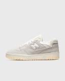 New Balance 550 Grey Suede Shoes - Size 15 - Rain Cloud / Sea Salt / White