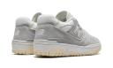 New Balance 550 Grey Suede Shoes - Size 15 - Rain Cloud / Sea Salt / White