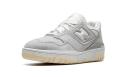 New Balance 550 Grey Suede Shoes - Size 15 - Rain Cloud / Sea Salt / White