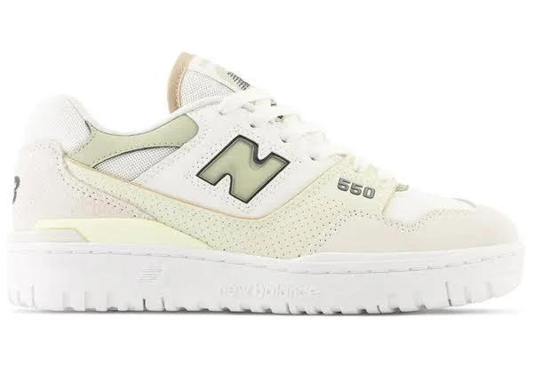 New Balance 550 Sea Salt Olive (Women's)