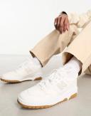 New Balance 550 Sneakers with Gumsole in White