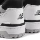 New Balance 550 White Concrete Black