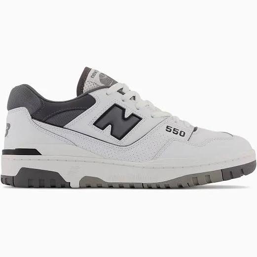 New Balance 550 White Grey Dark Grey