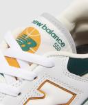New Balance 550 White Nightwatch Green