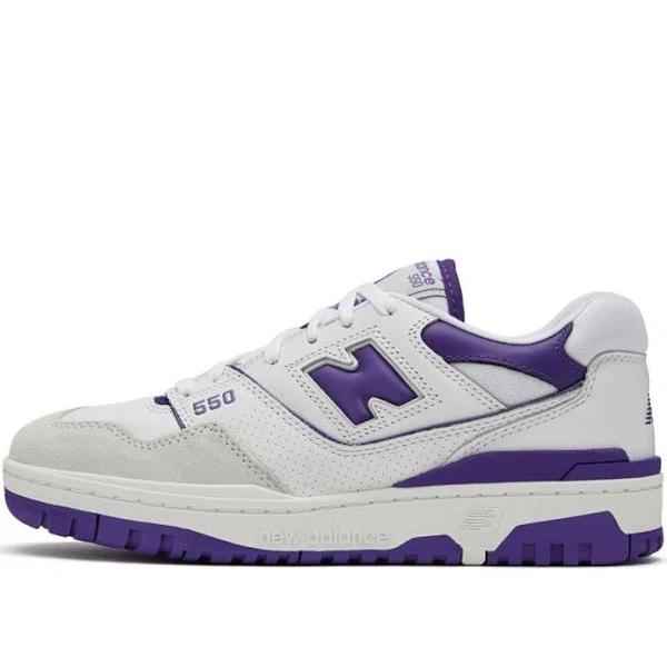 New Balance 550 'White Purple' (Retro/Unisex/Basketball) BB550WR1