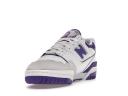 New Balance 550 White / Purple - Size 10.5 - White/Purple