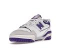 New Balance 550 White / Purple - Size 10.5 - White/Purple