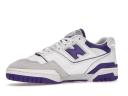 New Balance 550 White / Purple - Size 10.5 - White/Purple