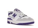 New Balance 550 White / Purple - Size 10.5 - White/Purple