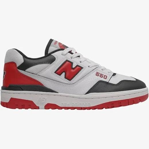 New Balance 550 White Red Black