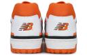 New Balance 550 - White / Varsity Orange 6.5