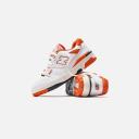 New Balance 550 - White / Varsity Orange 6.5