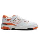 New Balance 550 - White / Varsity Orange 6.5